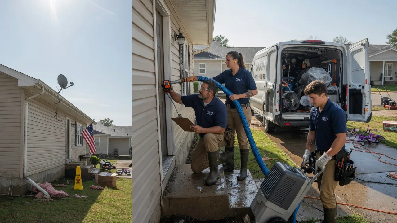 Ceiling Water Damage Restoration in Trenton, NE near me